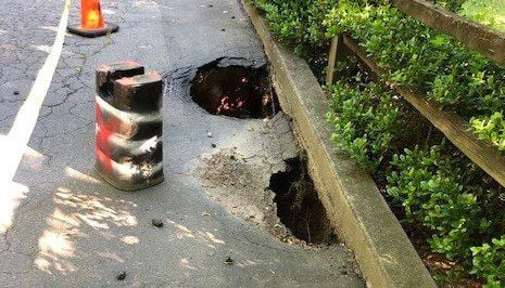 Two Sinkholes